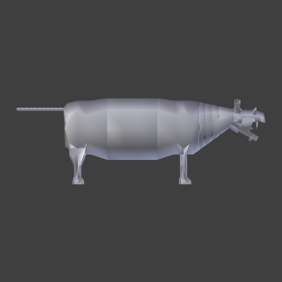 Uintatherium Complete STL 3D print model_5