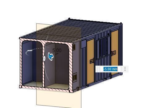Model Railway Portable Office Accommodation Building 3D print model_15