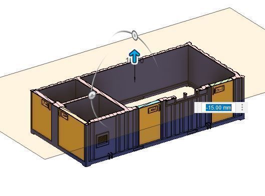 Model Railway Portable Office Accommodation Building 3D print model_14