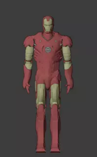 Iron man blender Free 3D model