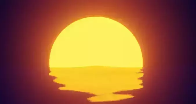 Satisfying Sunset 3D model