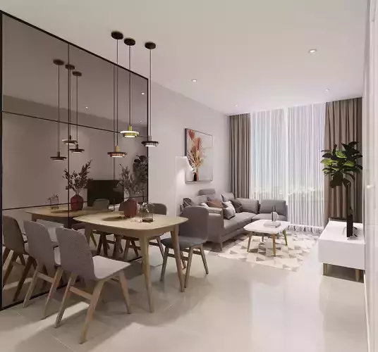 Interior-Livingroom apartment