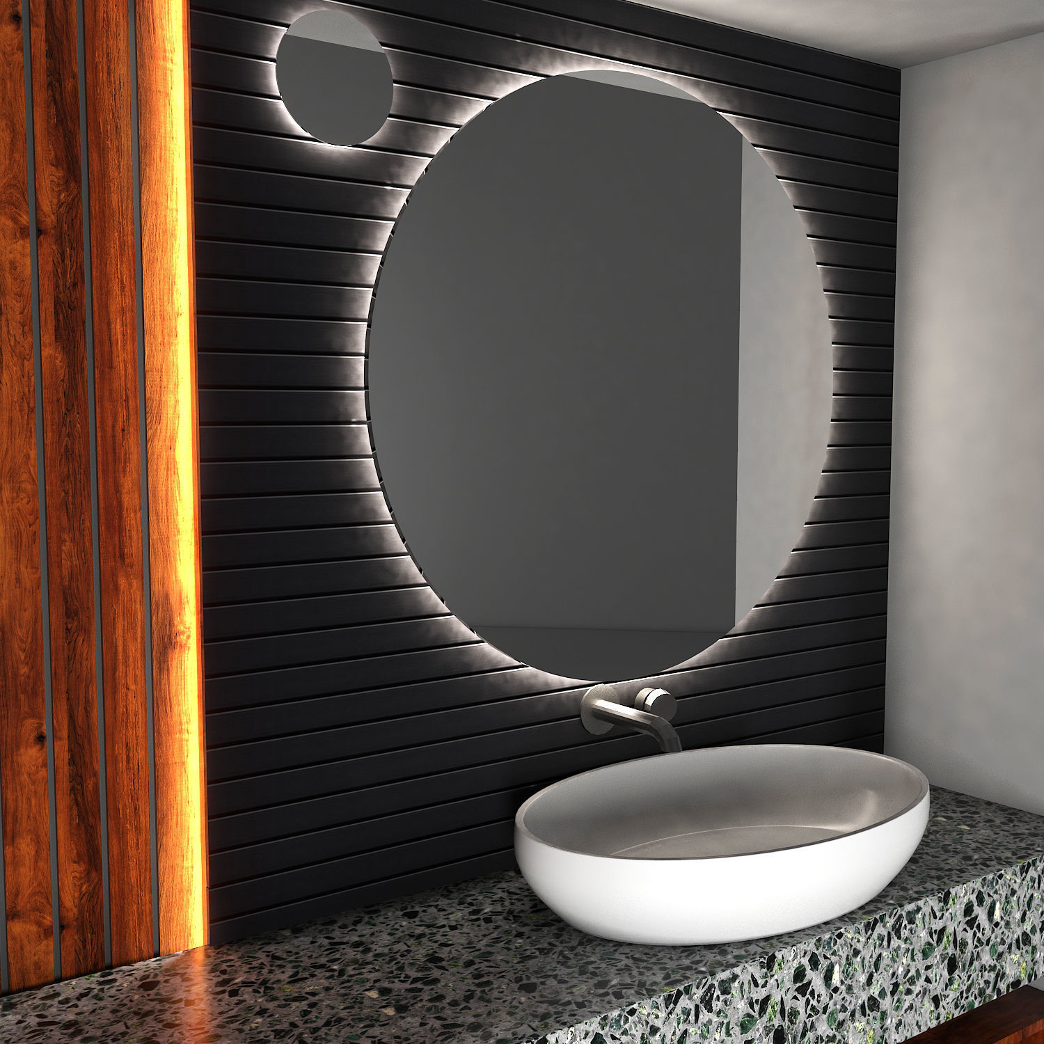 Bathroom furniture 02 Free 3D model_1