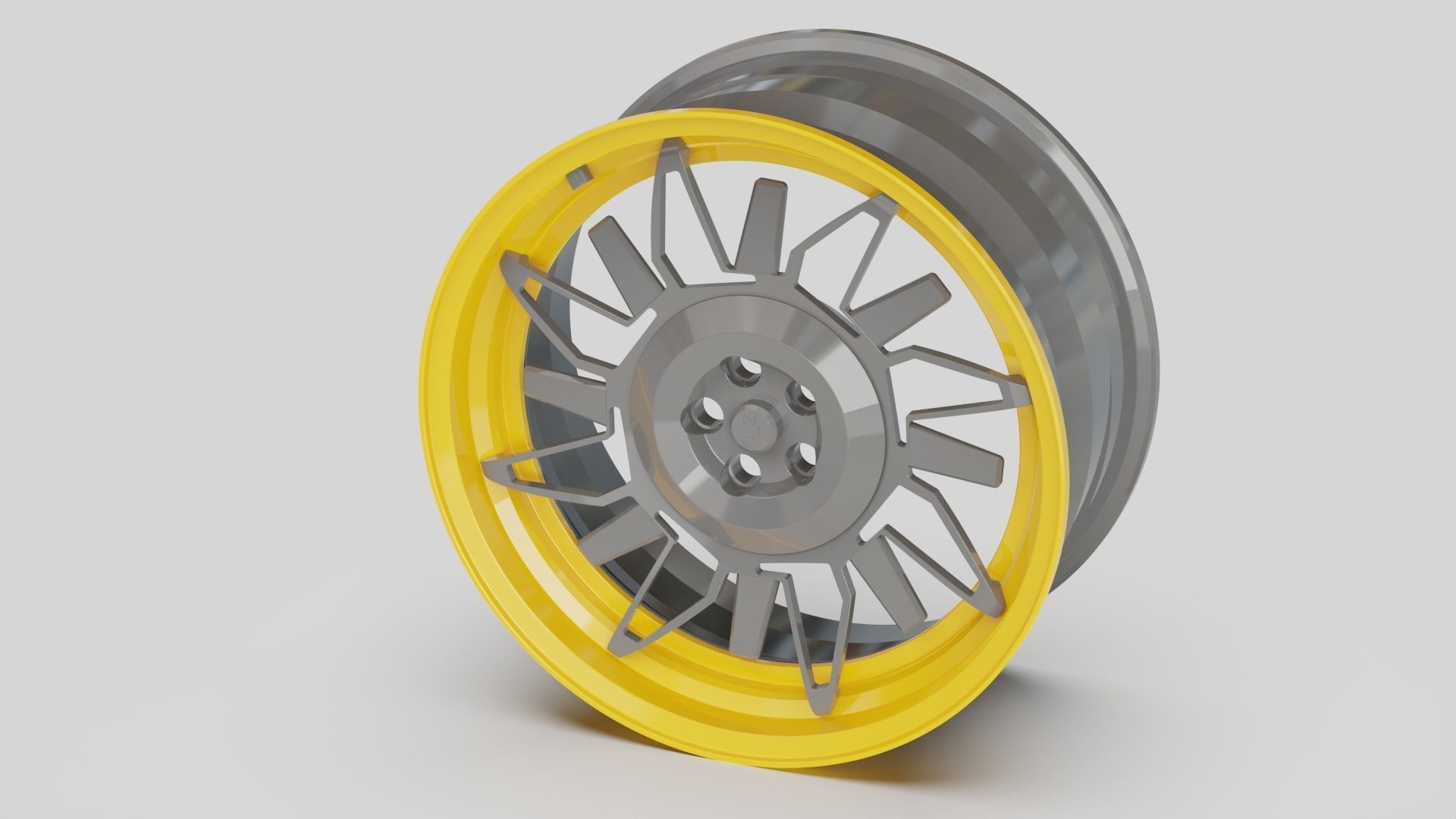 rims bean wheel 2 series 3D model_4