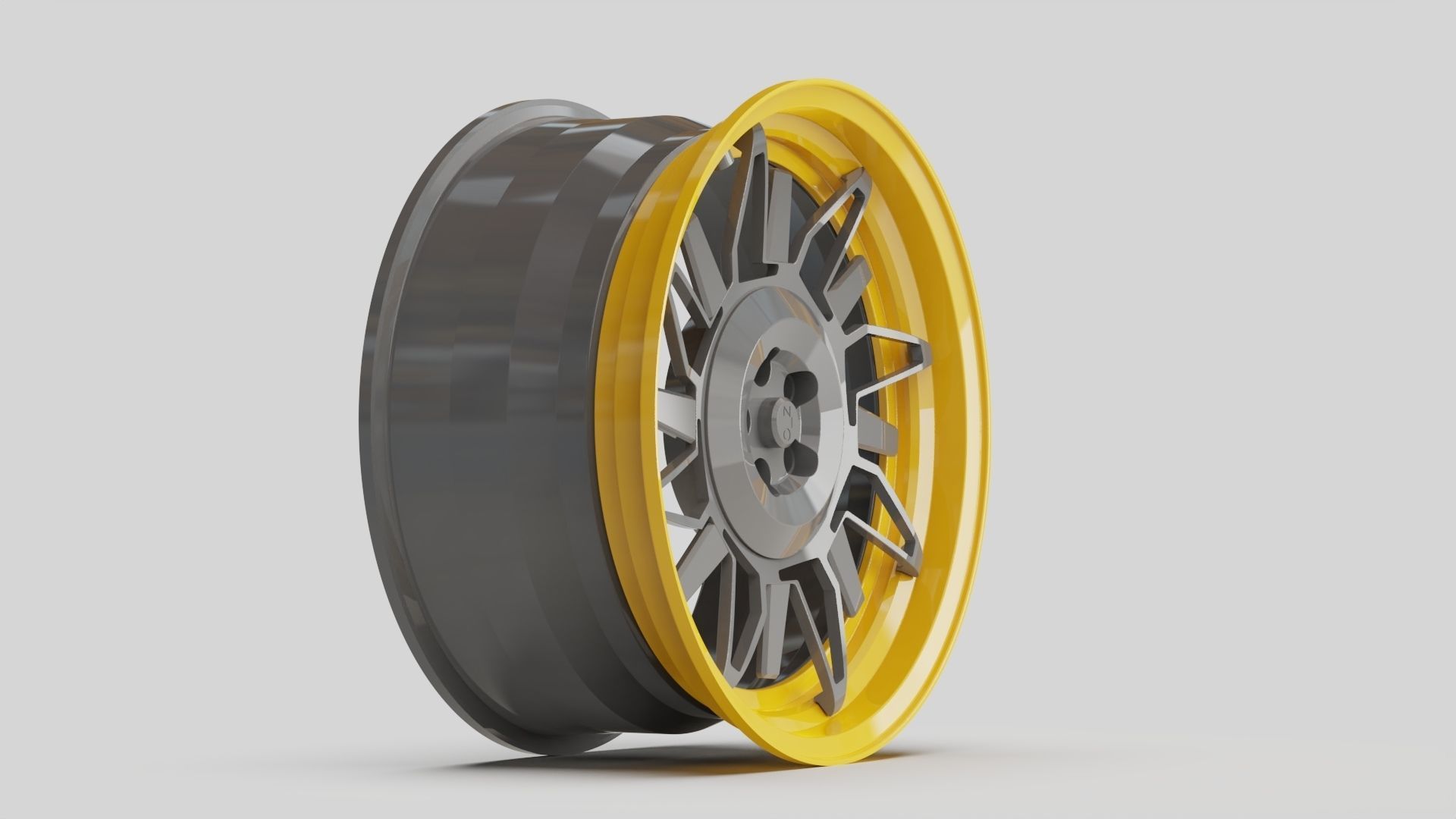 rims bean wheel 2 series 3D model_3
