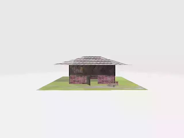 Rumah Gedek 3D model