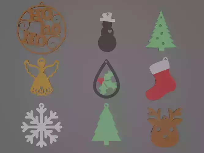 christmas pack earring 