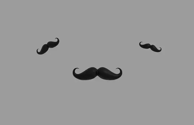 Mustache 3D model