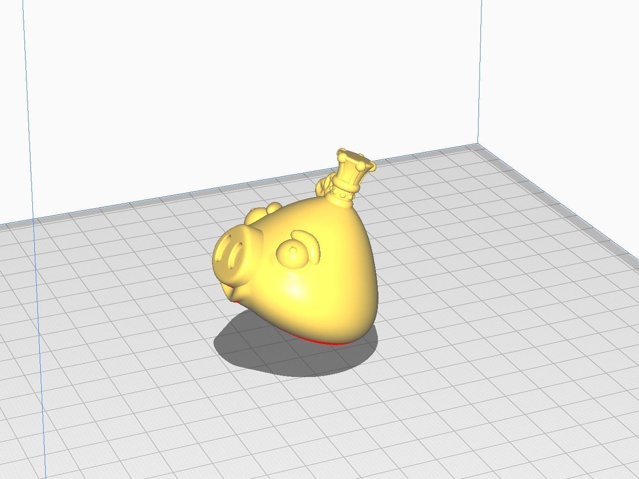Angry Birds Pig King 3D print model_2