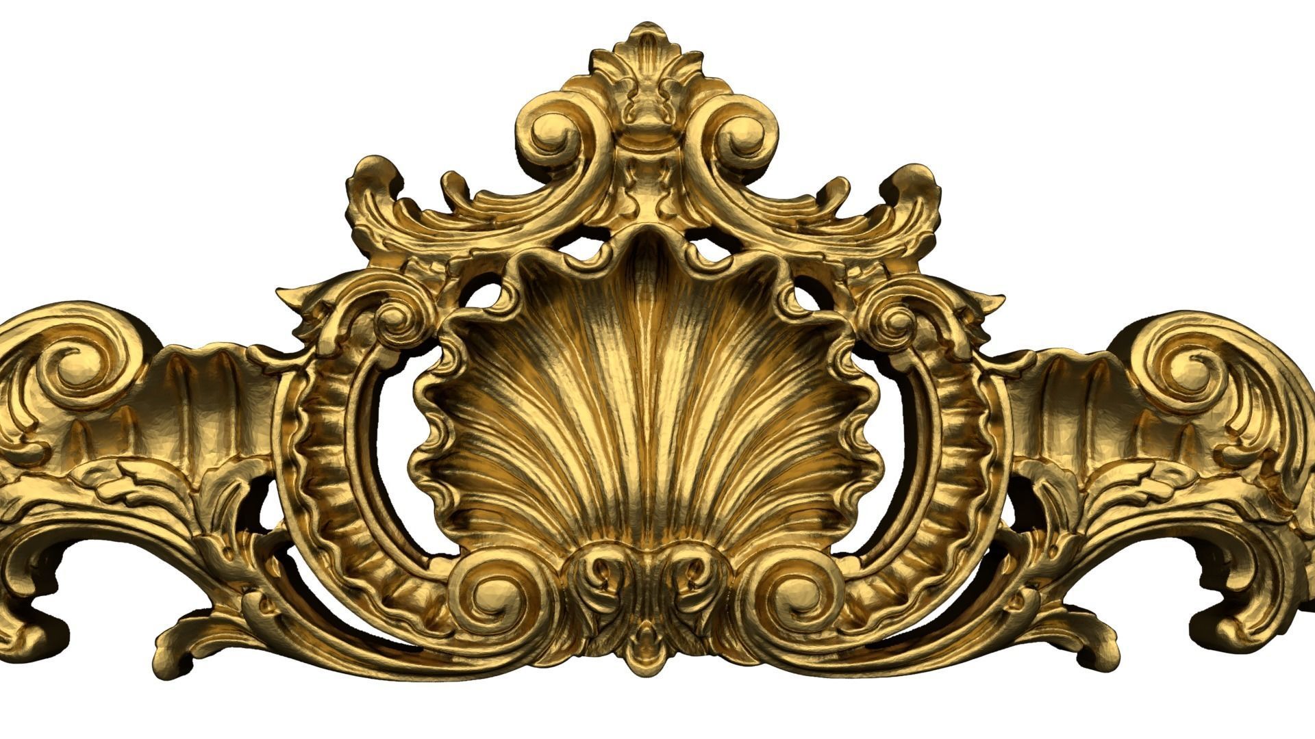 Classic decor ornament v-3D model 61 3D model_3