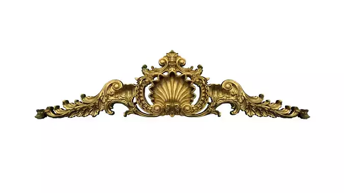 Classic decor ornament v-3D model 61