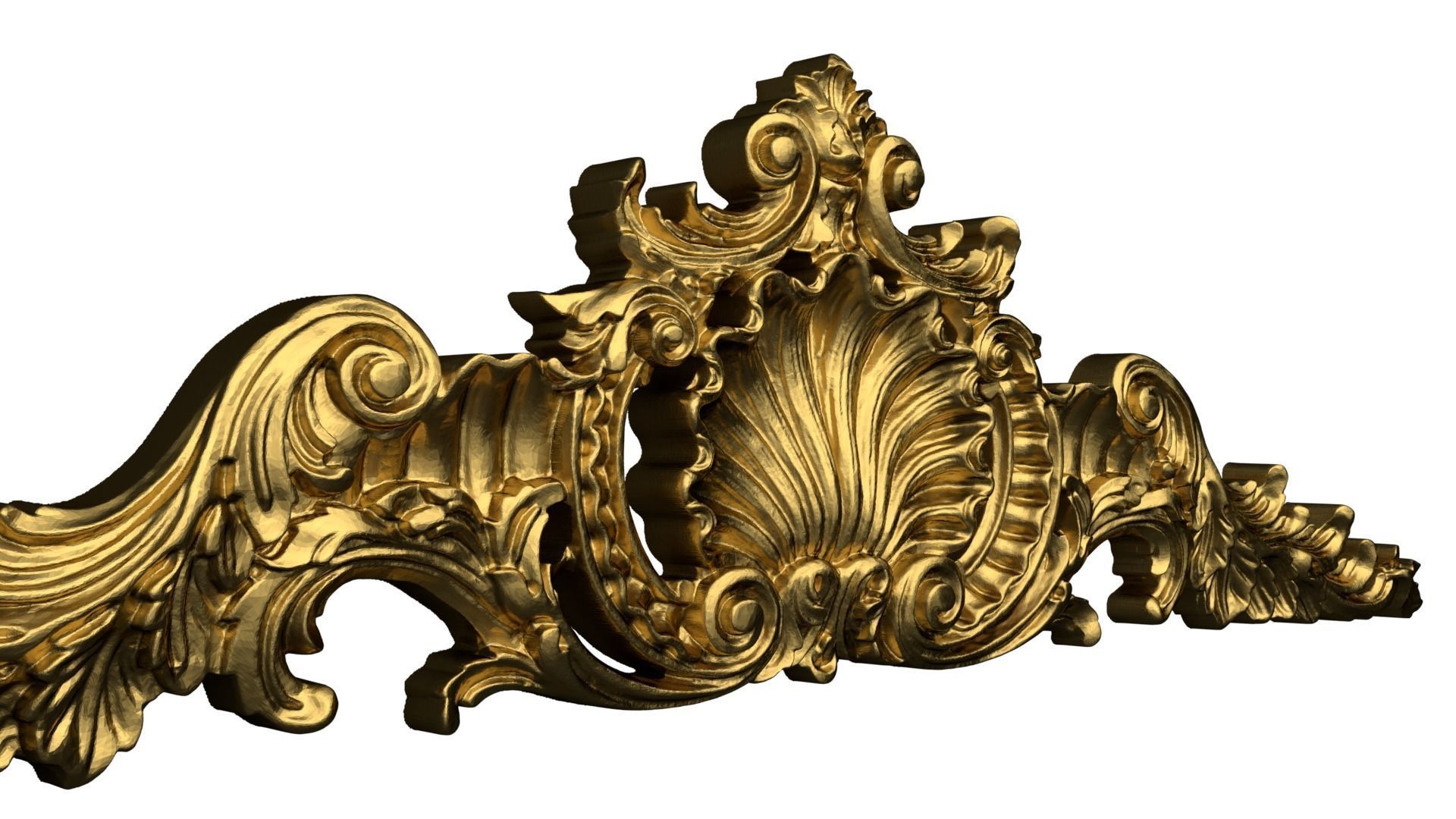 Classic decor ornament v-3D model 61 3D model_4