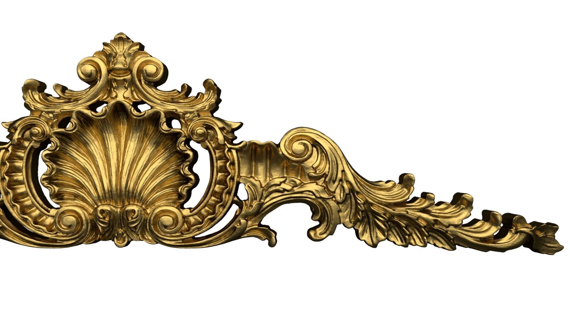 Classic decor ornament v-3D model 61 3D model_1