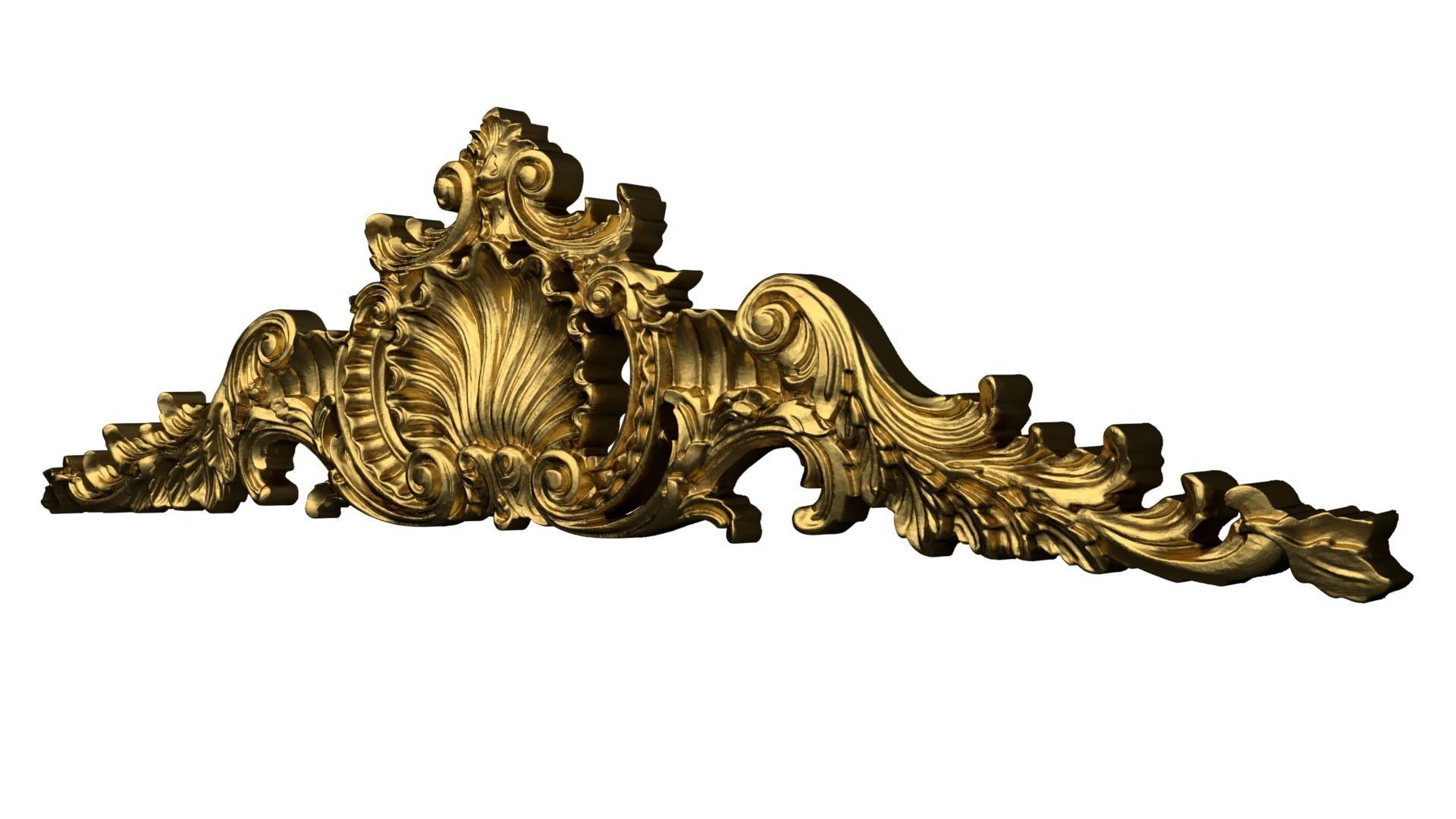 Classic decor ornament v-3D model 61 3D model_2