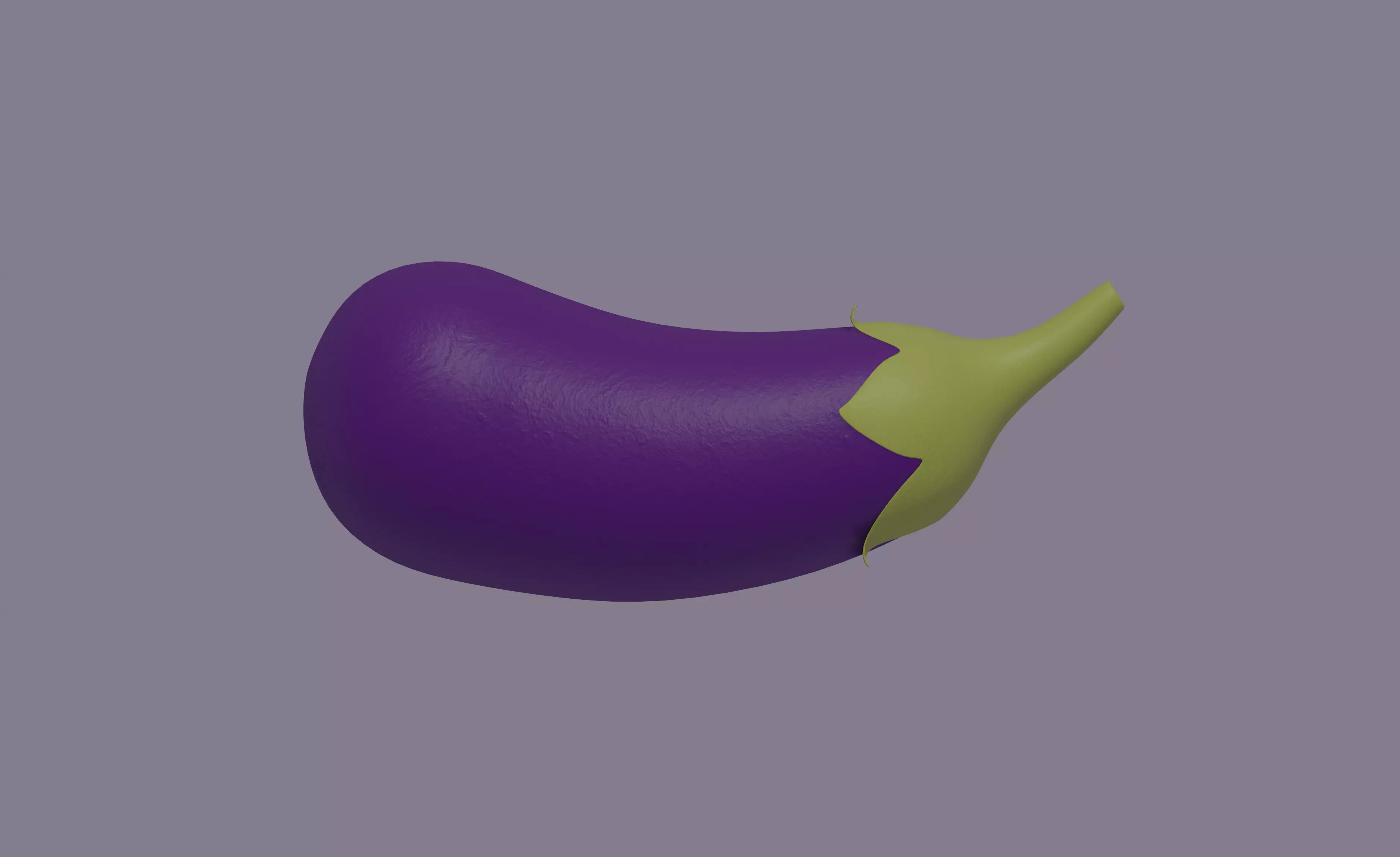 Eggplant 3D model_0