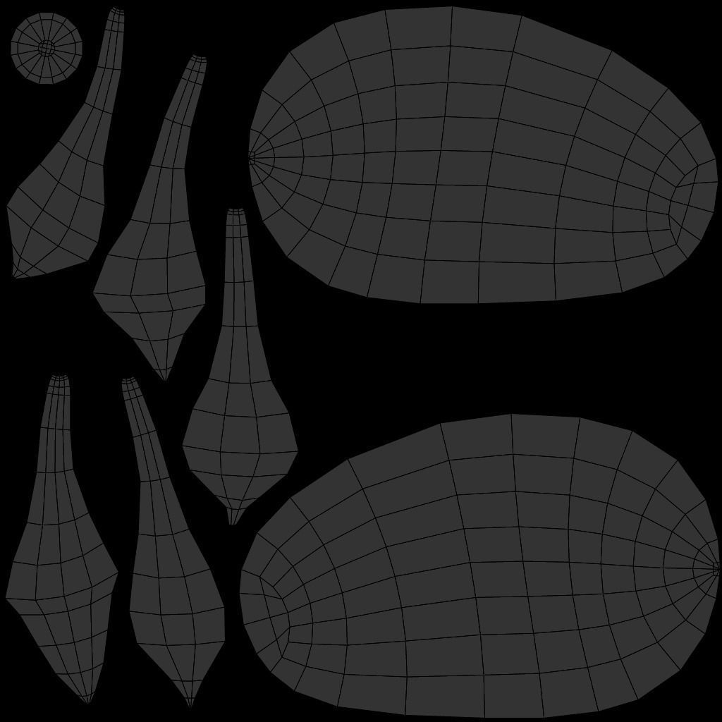 Eggplant 3D model_16