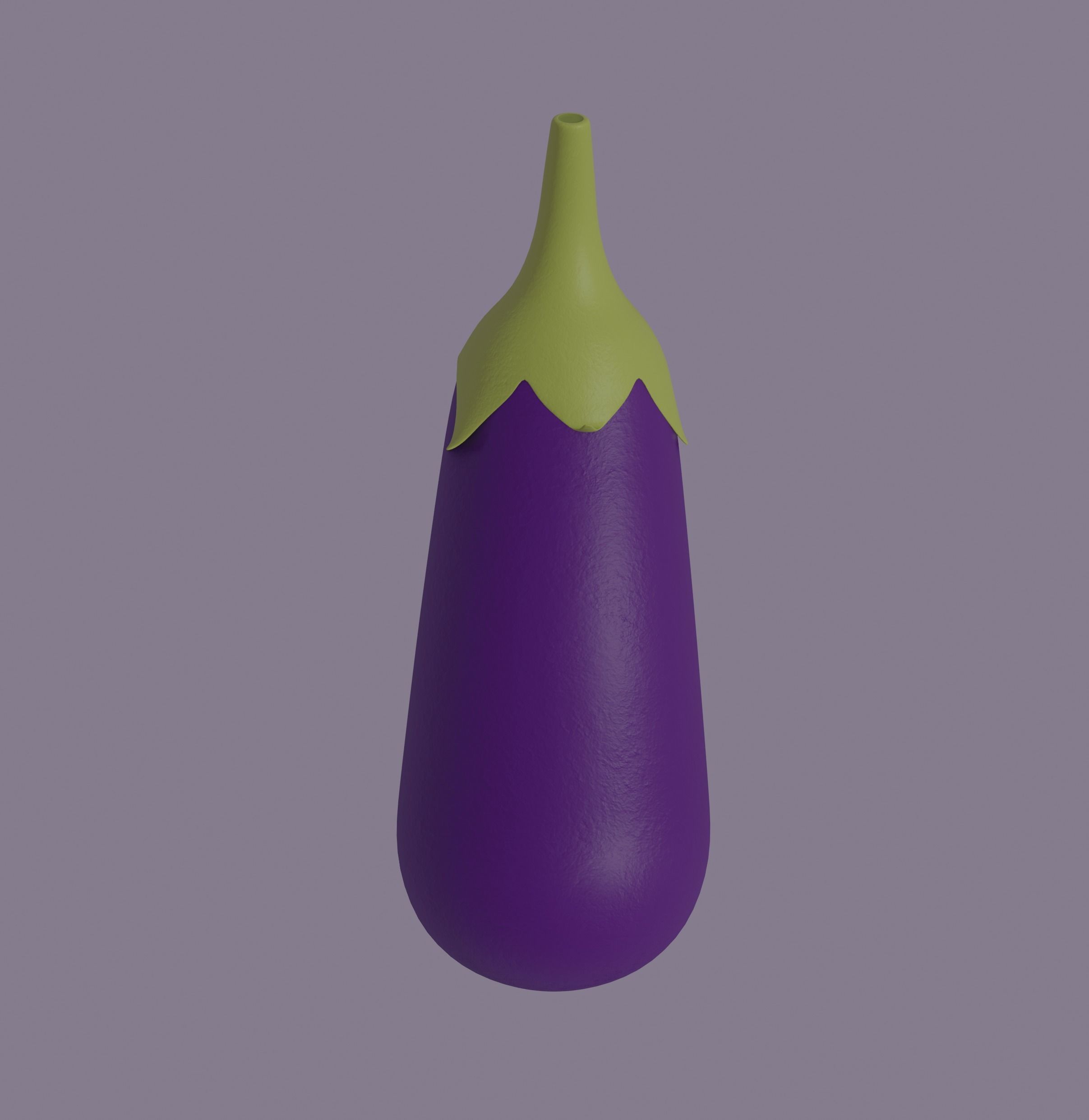 Eggplant 3D model_6
