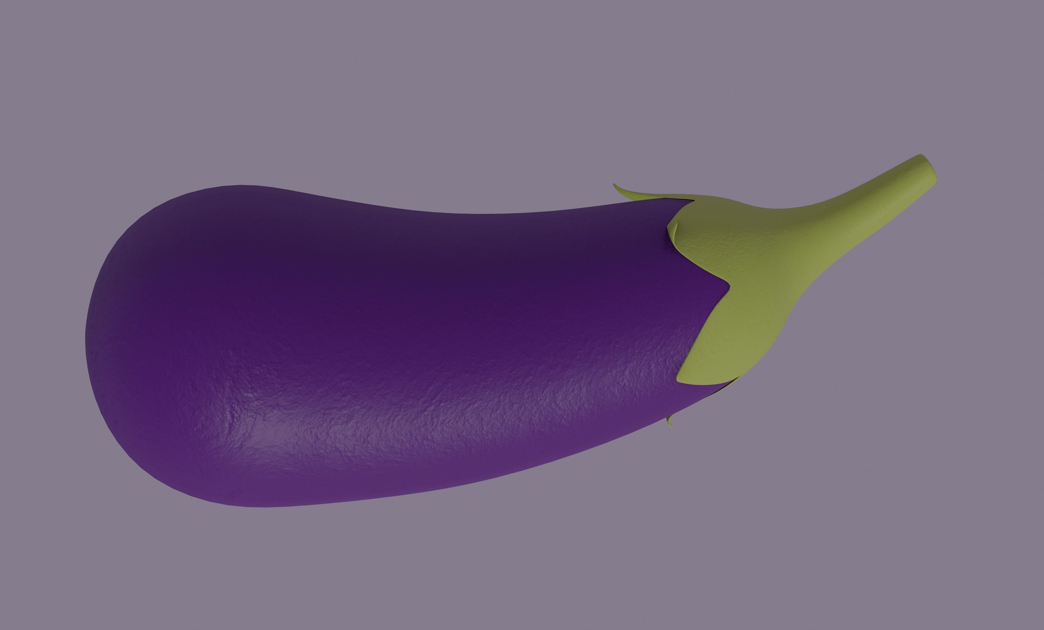 Eggplant 3D model_8