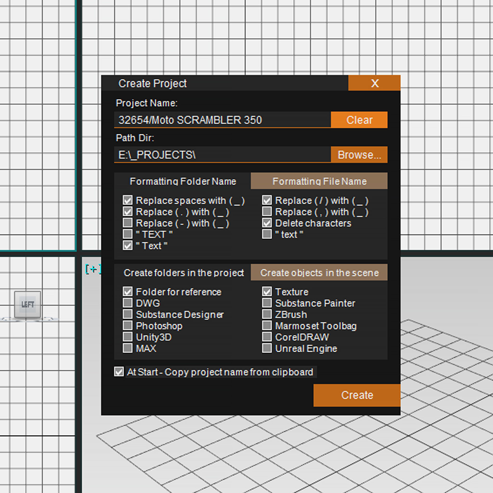 Create Project v201112 Plugin for 3dsMax  3D model_1