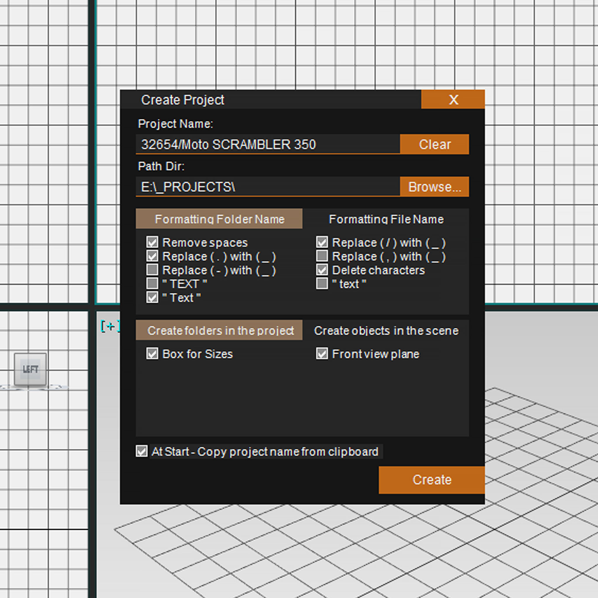 Create Project v201112 Plugin for 3dsMax  3D model_2