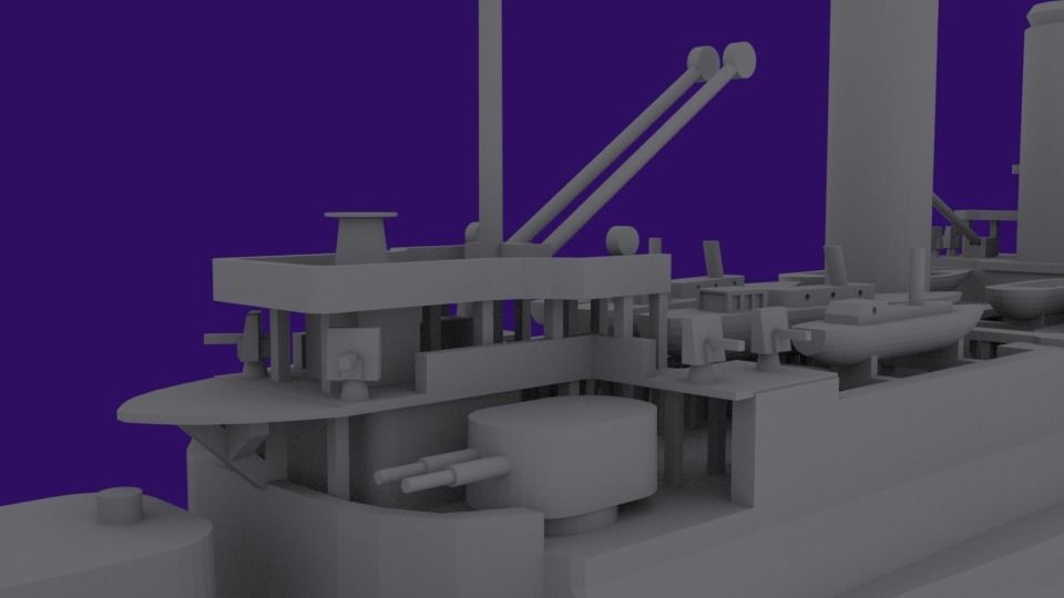 Borodino battleship 3D print model_6