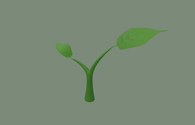 Plant Sprout 3D model