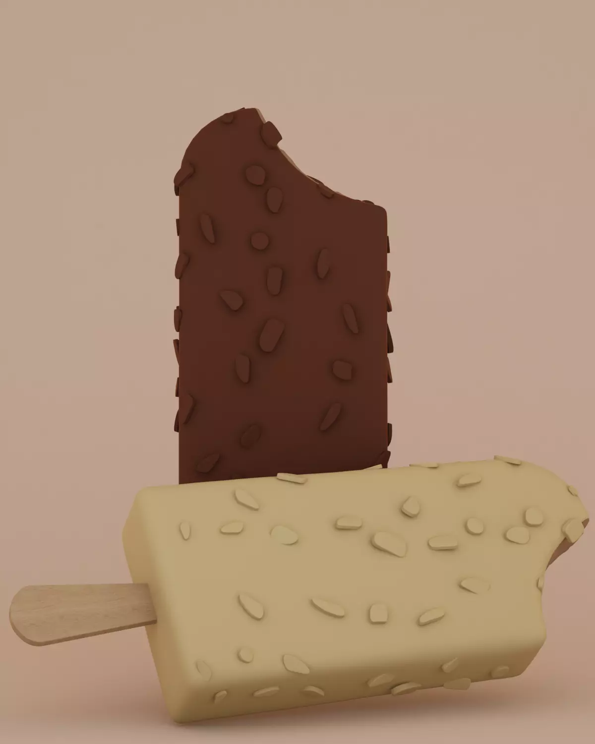 Popsicle Magnum 3D model_0