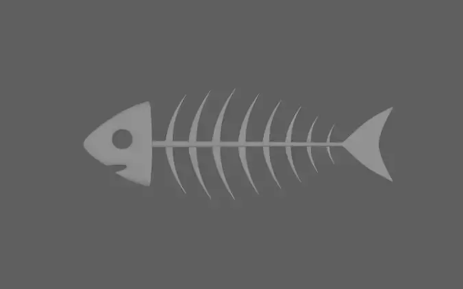 Fish Bone 3D model