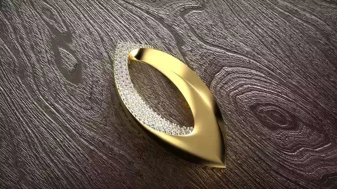 Pendant 1 silver with diamonds