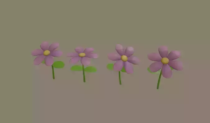 Flower 3D model