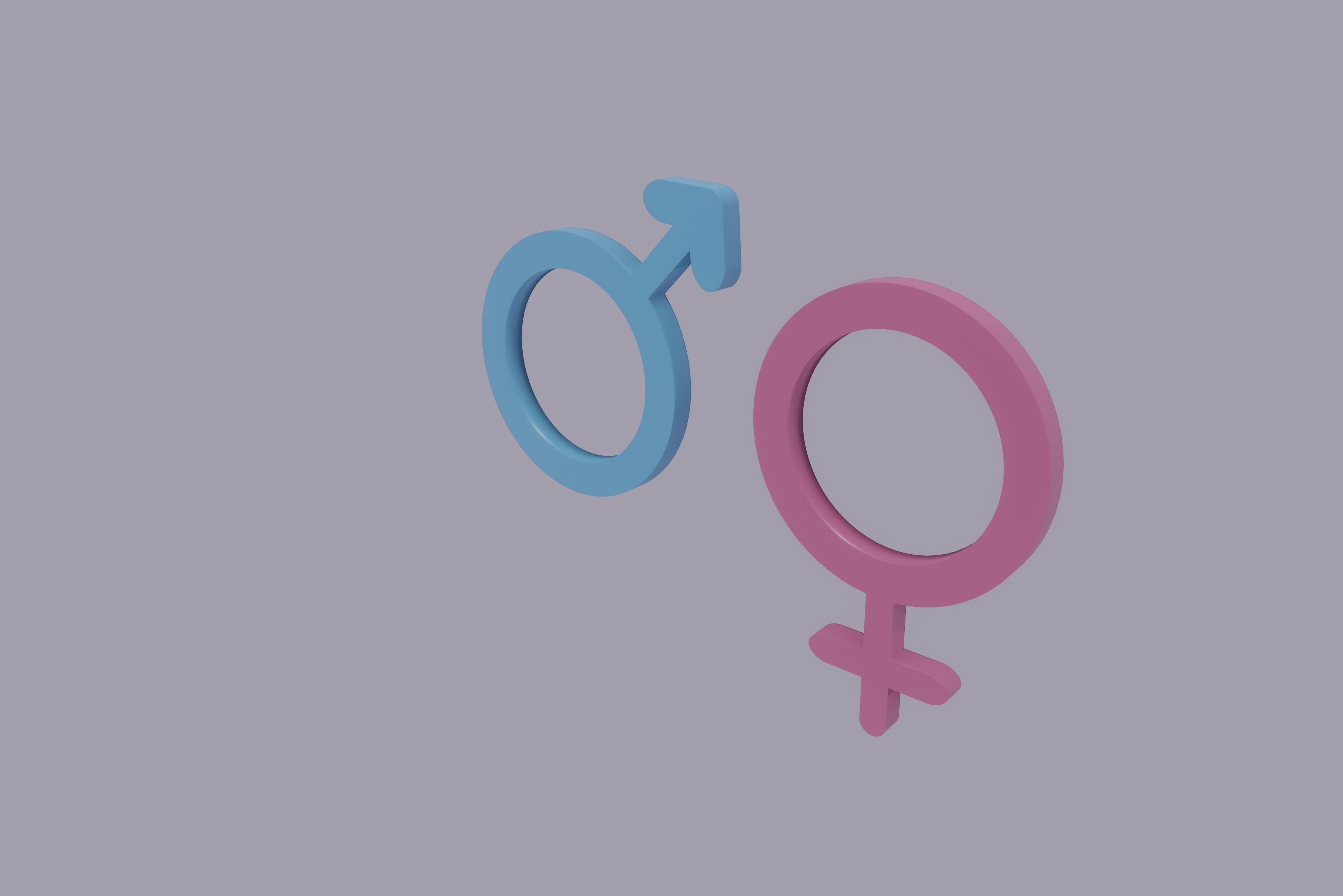Gender Symbols 3D model_1