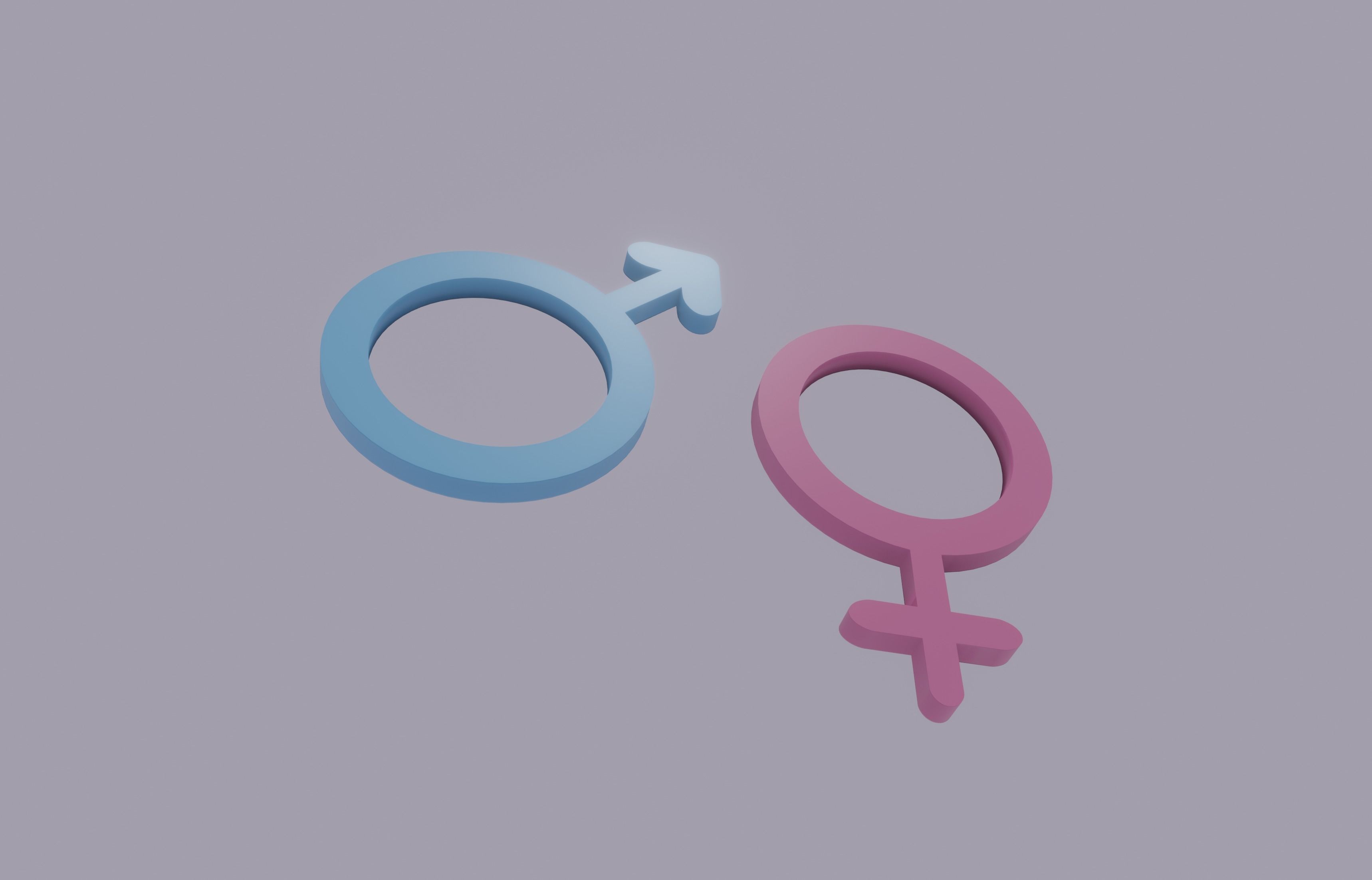 Gender Symbols 3D model_3
