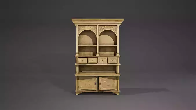 Cabinet Game-Ready wooden with two doors