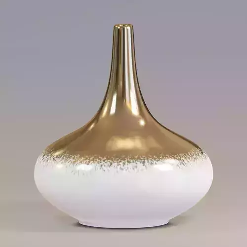 Vase17 gold and vase