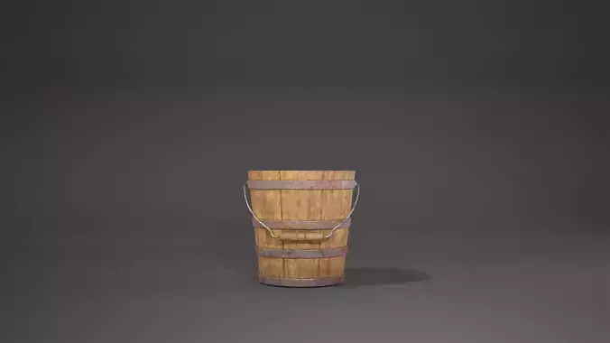 Bucket Game-Ready wooden barrel