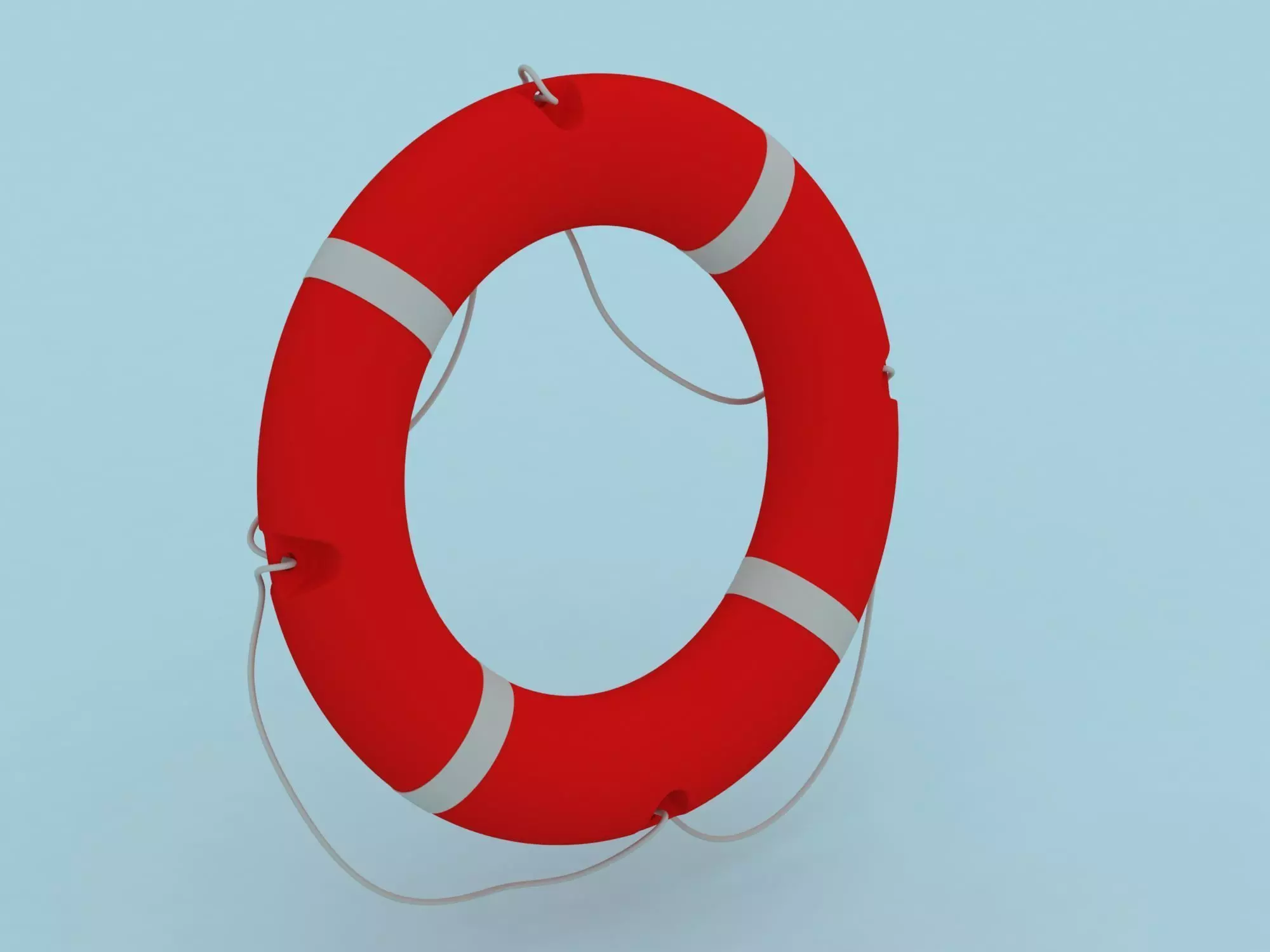 Lifebuoy life preserver 3D model_0