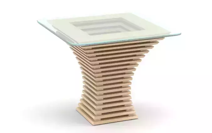 Parametric wooden table