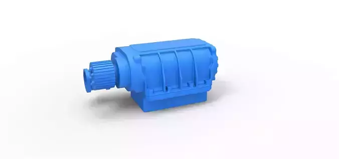 Supercharger Scale 1 to 25 3D print model