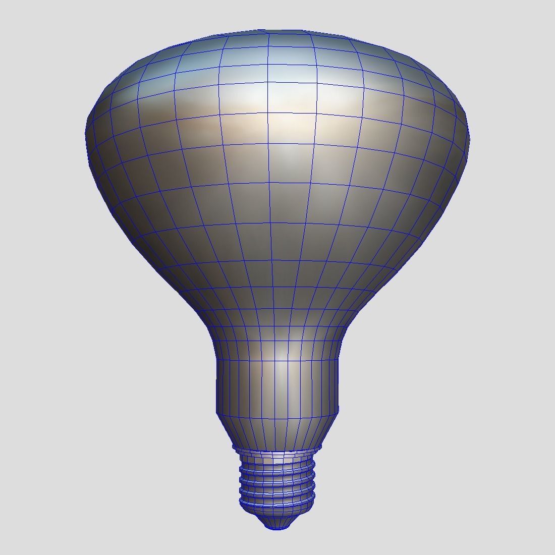 Light Bulb 6 Low-poly 3D model_4
