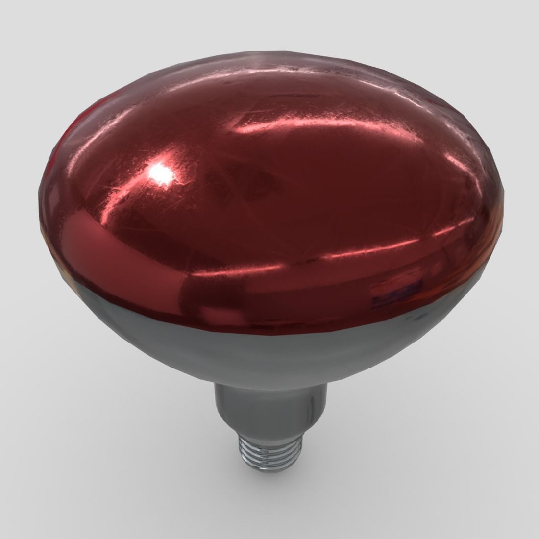 Light Bulb 6 Low-poly 3D model_5