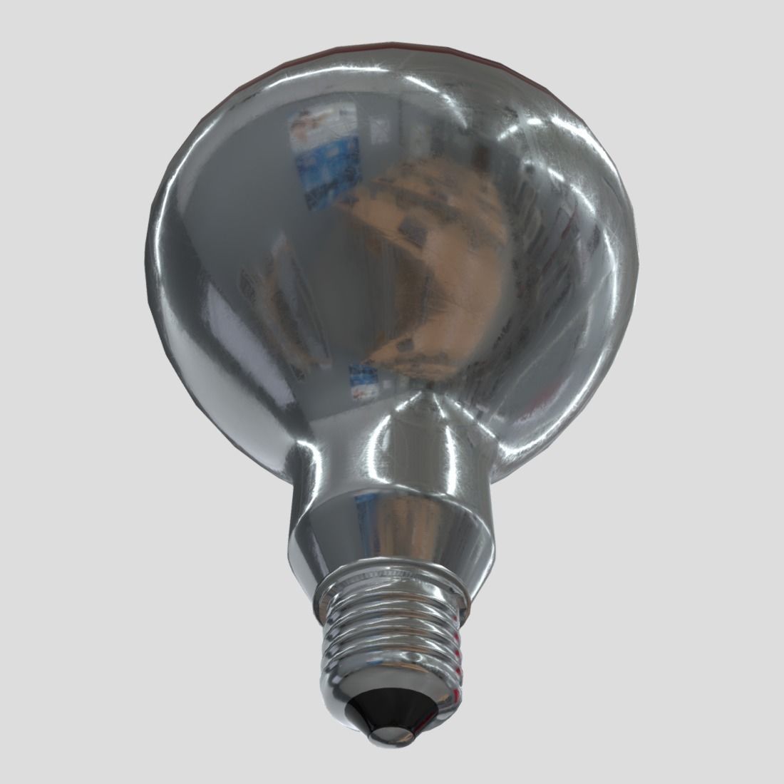 Light Bulb 6 Low-poly 3D model_9
