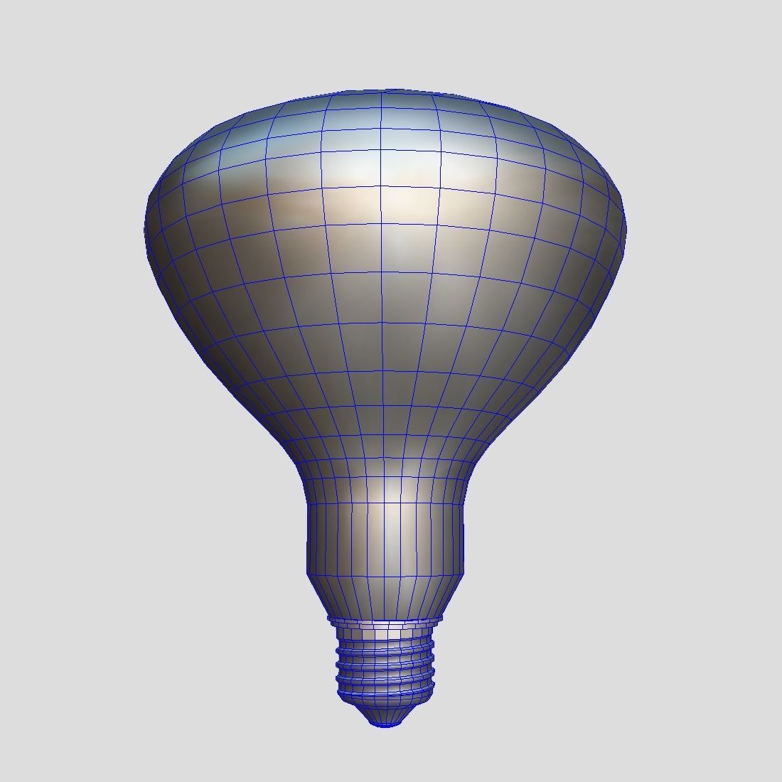 Light Bulb 6 Low-poly 3D model_12