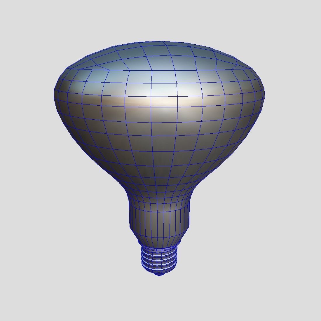 Light Bulb 6 Low-poly 3D model_2