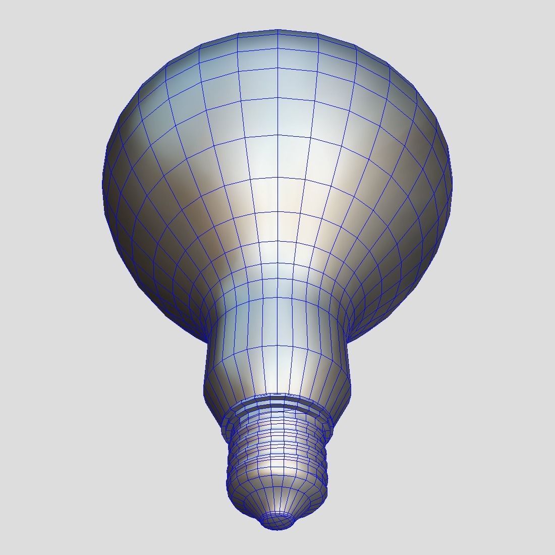 Light Bulb 6 Low-poly 3D model_10