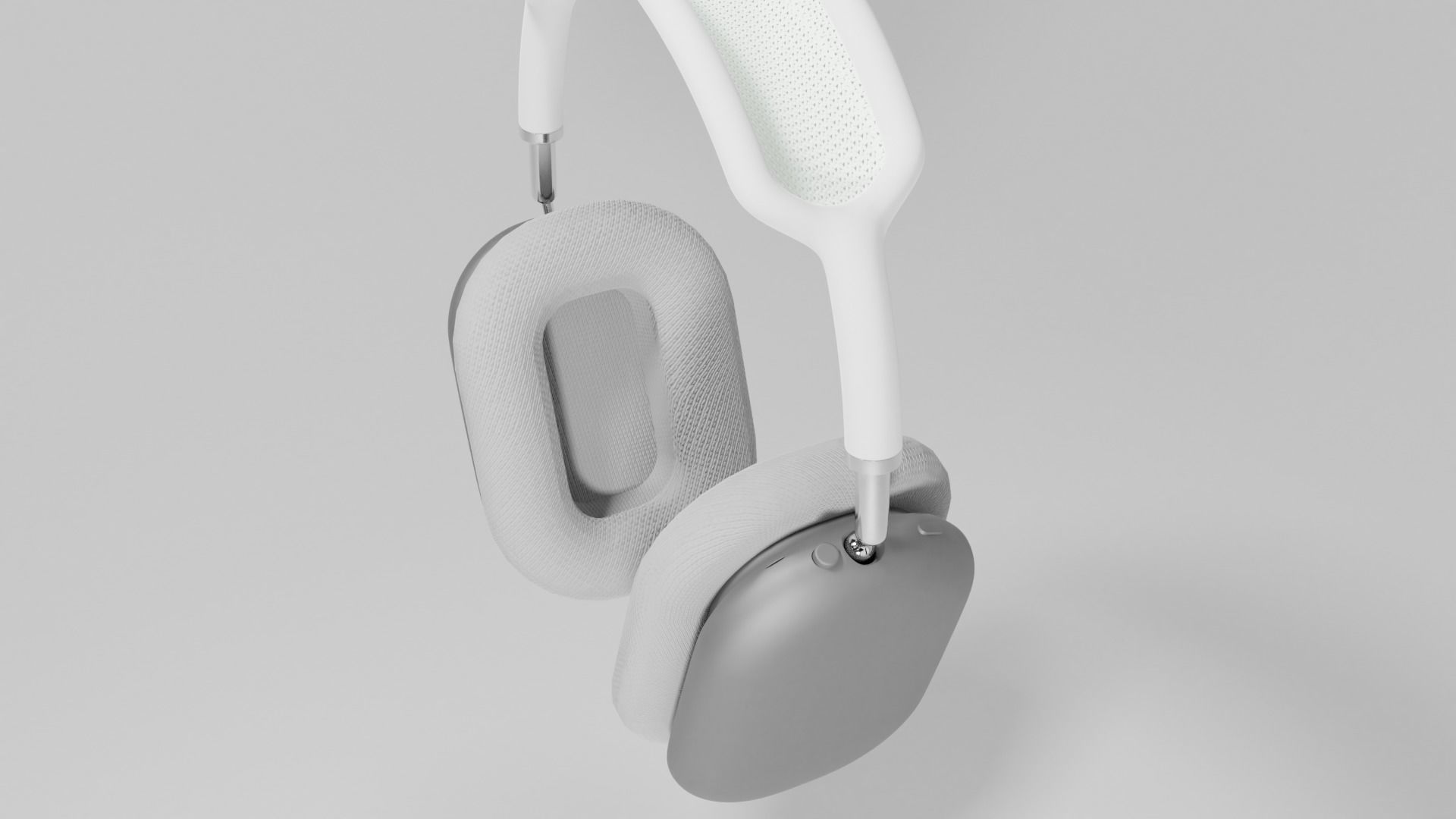 Apple Airpods Max with inside parts  Low-poly 3D model_8