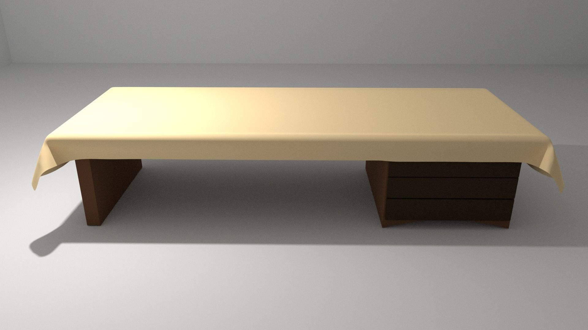 Living Room Table 3D model_1