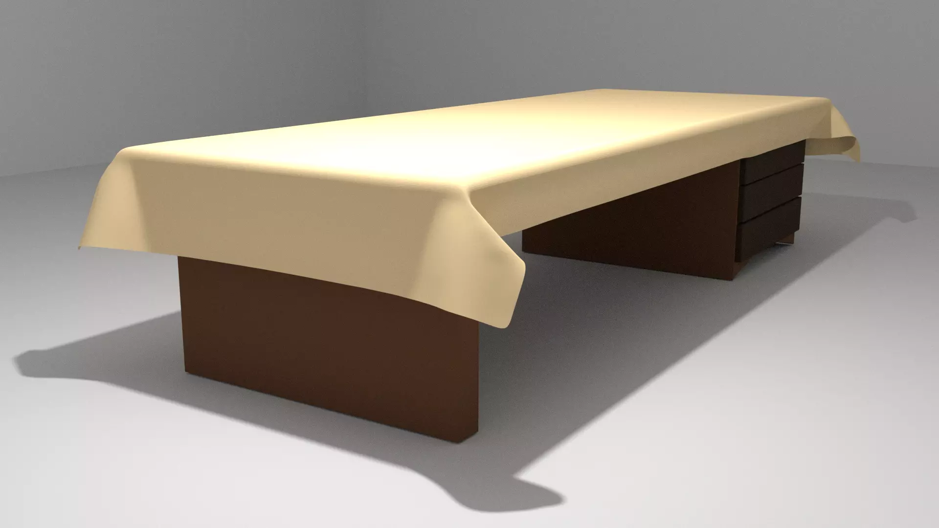 Living Room Table 3D model_0