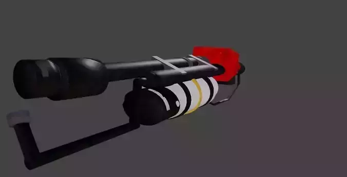 Flamethrower gas gun