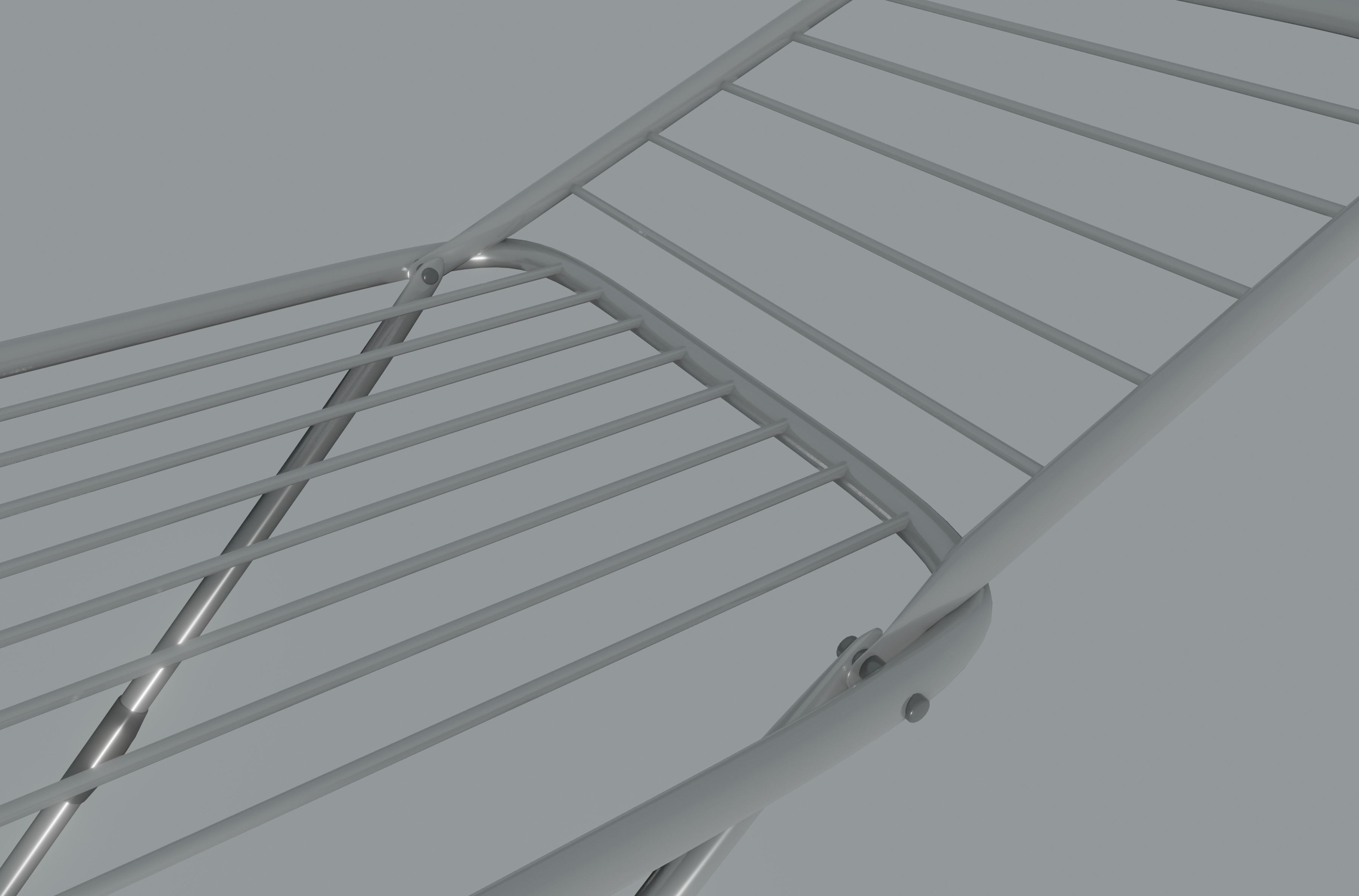 Laundry Drying Rack 3D model_10