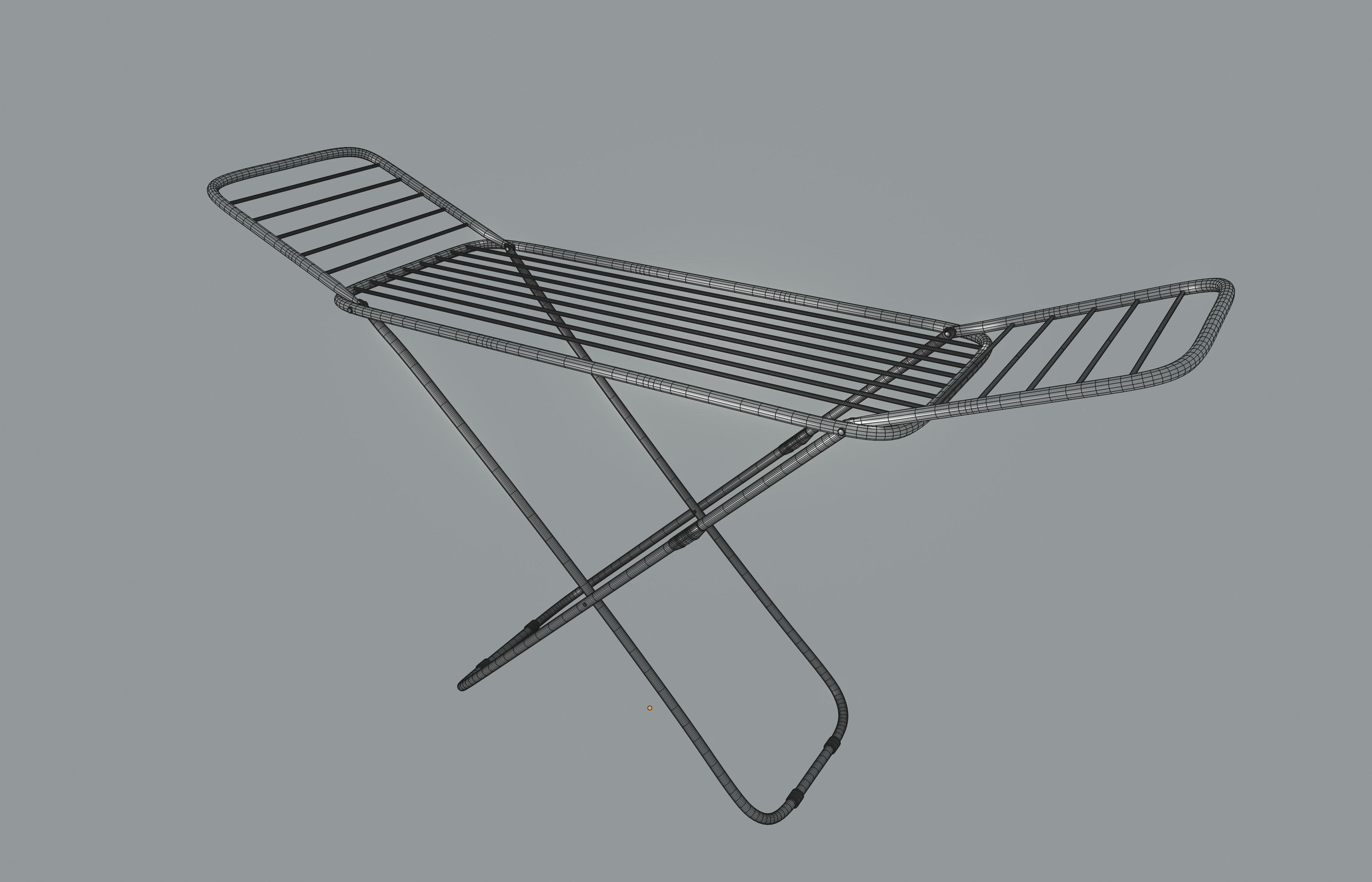 Laundry Drying Rack 3D model_13